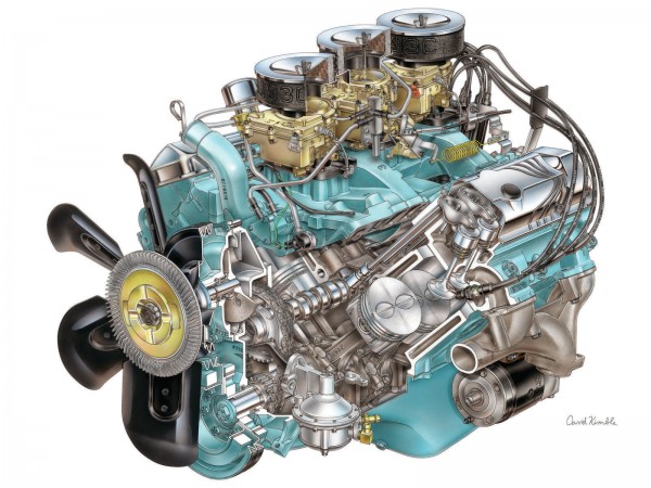 1964 Tripower engine illustration.jpg
